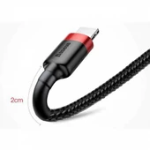 Baseus Cafule İPhone 14-13 12- 11 Usb Şarj Kablosu 1metre - 2