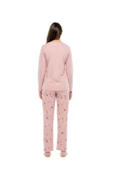 Mod Collection 3993 Kadın Yuvarlak Yaka Pijama Takımı - 4