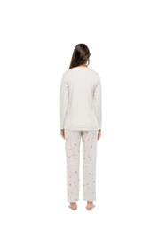 Mod Collection 3993 Kadın Yuvarlak Yaka Pijama Takımı - 2