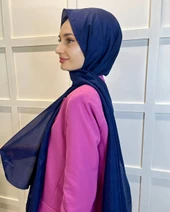Harem Scarf Brisa Vual Şal 00816  LACİVERT - 3
