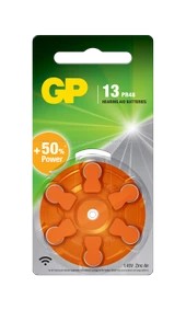 GP ZA13 1.4V Düğme Kulaklık Pili  6'lı Paket - 1