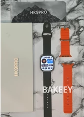 Hk9 Pro Max 2.02 Uyumlu Amoled Ekran Akıllı Saat 3 Kordon Kiliteme Serisi Gps Siri Akıllı Saat - 2
