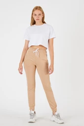 Yanları Şeritli Cepli Pantolon Eşofman Altı 8923 - 9