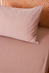 MOOSH Tek Kişilik Lastikli Çarşaf Takımı | 30 cm yükseklik | Düz Renk | Pamuklu - 8