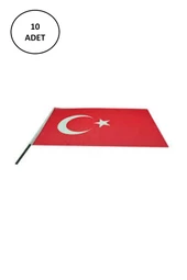 Vatan 30x45 cml Çitalı Ponje Türk Bayrağı 10 'lu VAT.VT231 - 1