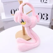 Peluş Ördekli Hareketli Oynar Kulaklı Çocuk Kulak Isıtıcı Koruyucu Kulaklık - 2