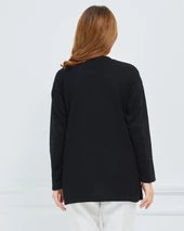 Kadın Triko Kışlık Orta Yaş Günlük Anne Bluz Kazak - 7