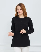 Kadın Triko Kışlık Orta Yaş Günlük Anne Bluz Kazak - 4