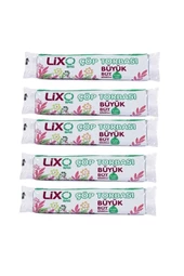 Büyük Boy Çöp Torbası 65 x 80 cm 10 Lu Rulo x 5 Paket = 50 Adet (Mavi) - 1