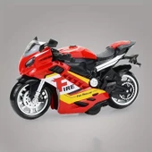Canali Toys Sürtmeli Işıklı Sesli Kawasaki Motor 7732,Oyuncak Motor - 5