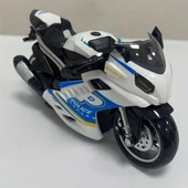 Canali Toys Sürtmeli Işıklı Sesli Kawasaki Motor 7732,Oyuncak Motor - 6