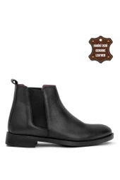 MARCOMEN 03838 LASTİKLİ STYLISH DERİ ERKEK CHELSİ BOT - 3