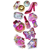 Sticker Kabartmalı Stiker Defter, Planlayıcı Etiket (pullu-801) - 17X9 cm - Elmas Ruj - 2