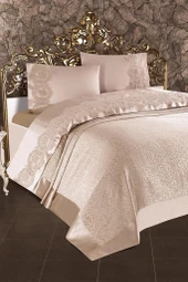 Carmen Fransız Güpürlü Çift Kişilik Pike Takımı - 6