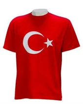 BAYRAK TİŞÖRT AY YILDIZLI TİŞÖRT UNİSEX PAMUKLU ÜRÜN - 1