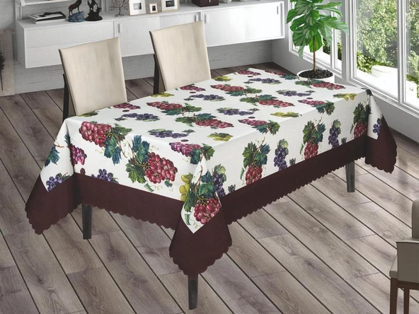 Çeyiz Diyarı Punnet Mutfak ve Bahçe Masa Örtüsü 140x180 Cm - 7