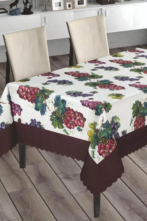 Çeyiz Diyarı Punnet Mutfak ve Bahçe Masa Örtüsü 140x140 Cm - 12