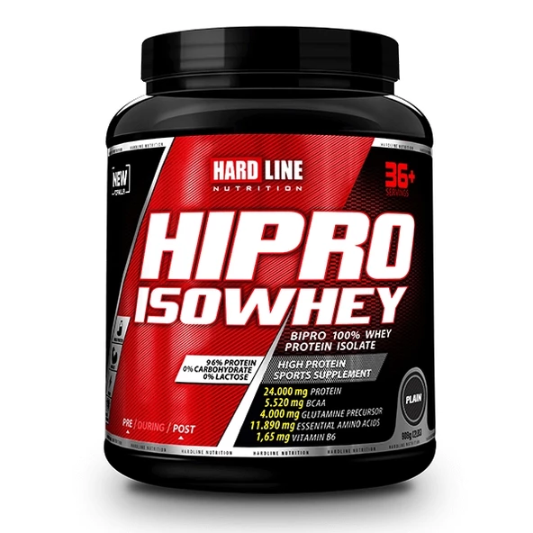 Hardline Hipro IsoWhey Plain 908 Gr