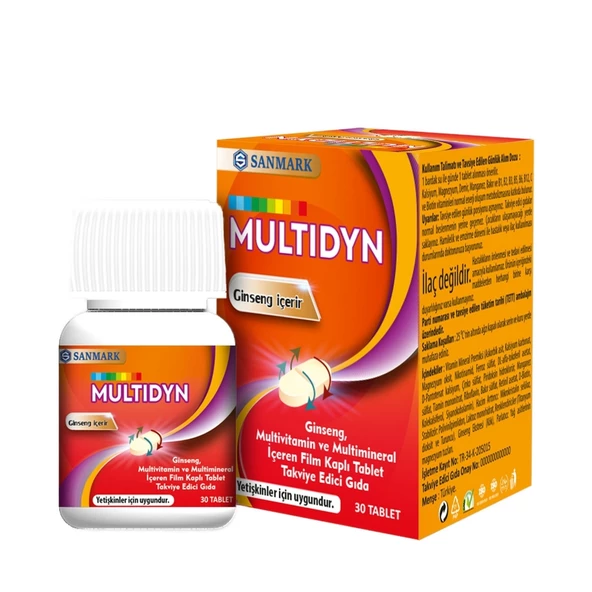 Sanmark Multidyn Multivitamin 30 Tablet
