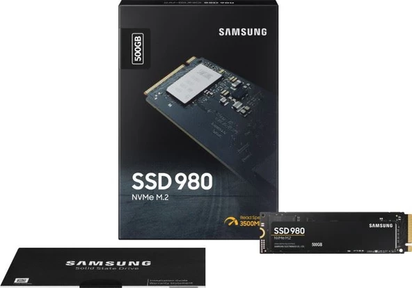SAMSUNG 500GB 980 PCle M.2 3100-2600MB/s 2.38mm Flash SSD MZ-V8V500BW - 8