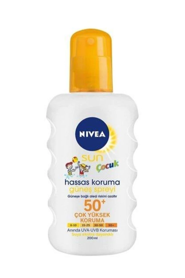 Nıvea Nsun Cocuk Hassas Gunes Spreyı Gkf50+ 200ml