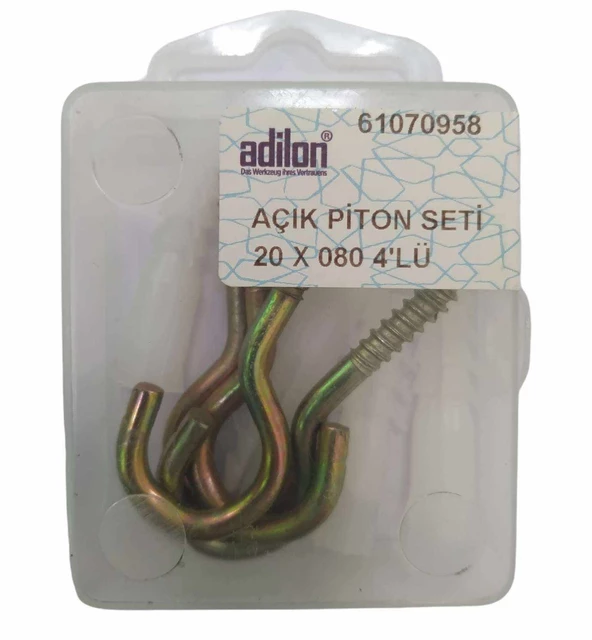 ADİLON AÇIK PİTON SETİ 20 X 080 4'LÜ - 2