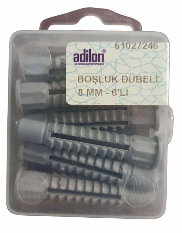 ADİLON BOŞLUK DÜBELİ 08 MM 6'LI