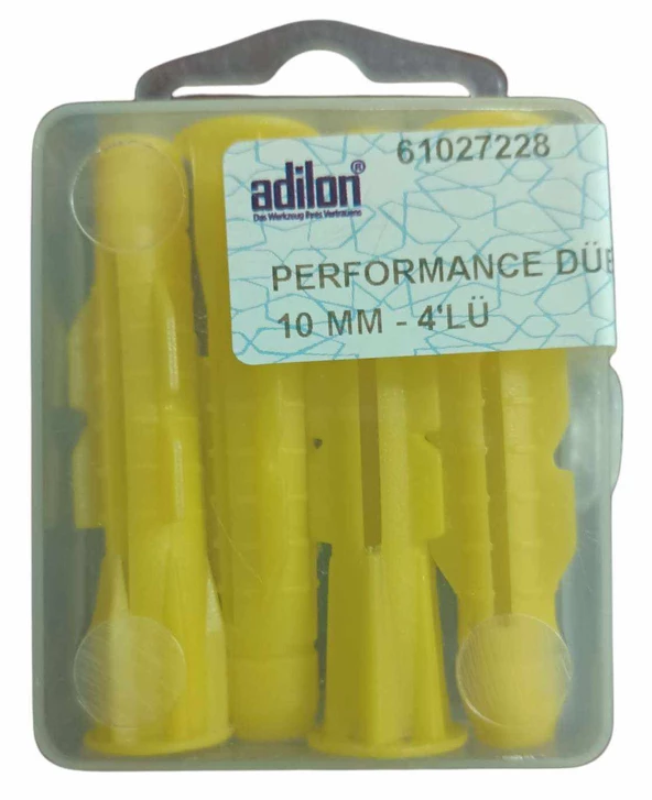 ADİLON PERFORMANCE DÜBEL 10 MM-4'LÜ