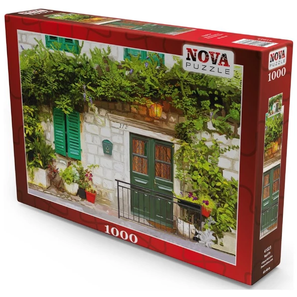 Nova 1000 Parça Yeşil Ev Puzzle - 41023 - 2