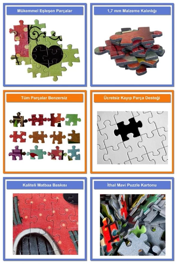 Nova 1000 Parça Yeşil Ev Puzzle - 41023 - 5