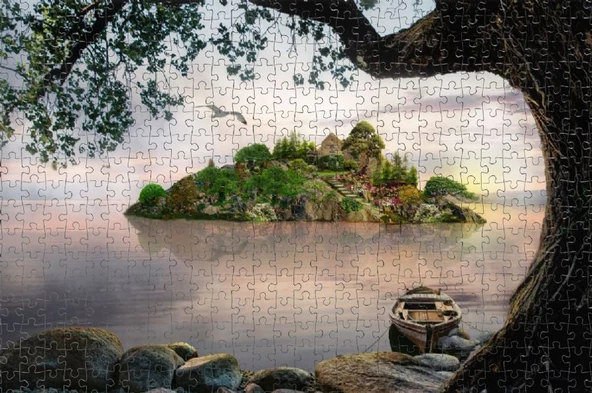 Nova 1000 Parça Rüya Adası Puzzle - Dmitriy Sladkov - Resim 3