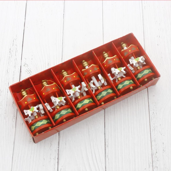 6 Adet 3x7.5cm Minik Atlı Karınca Süs - 9