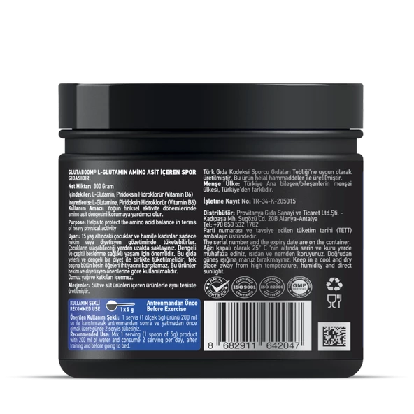 TNT Glutaboom Glutamine Powder 300 Gr - 4