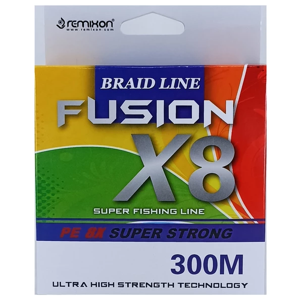 Remixon Fusion X8 300m Multicolor Renkli İp Misina - 5