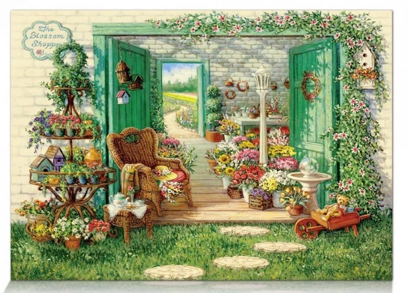 Star Puzzle 300 Parça Çiçek Evi Puzzle