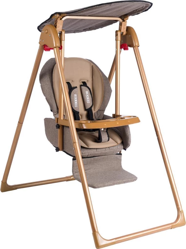 Tommybaby Crazy Gold Salıncak Bebek Çocuk Salıncağı Mama Sandalyesi - 7