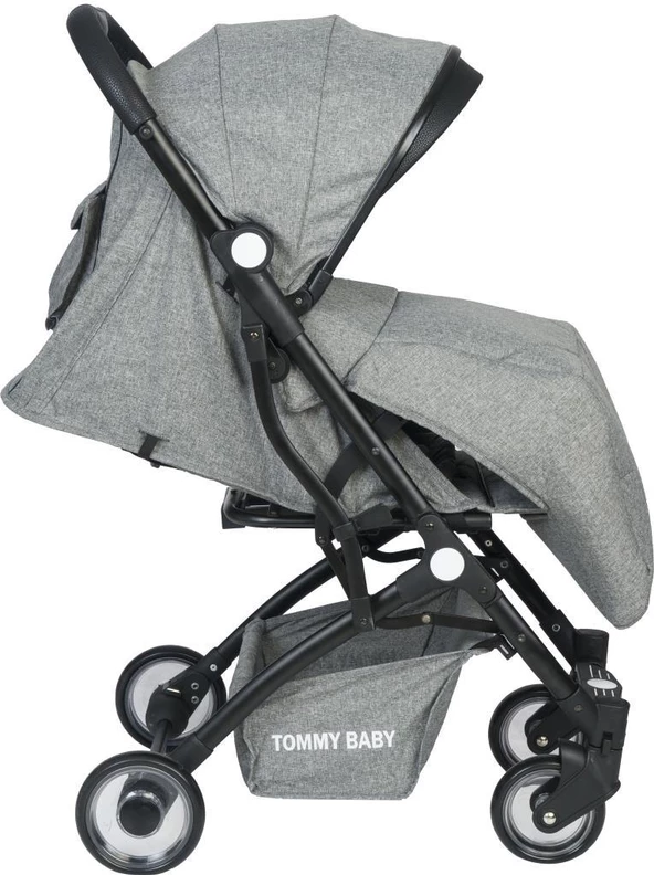 TommyBaby Golf Kabin Bebek Arabası Black Kabin Boy - 5