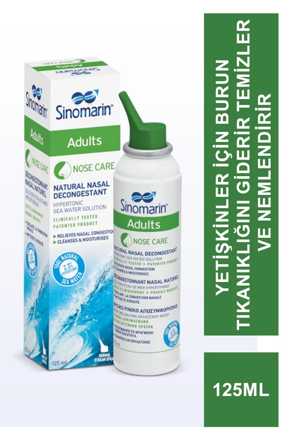 Sinomarin Yetişkin Deniz Suyu Spreyi 125 ml
