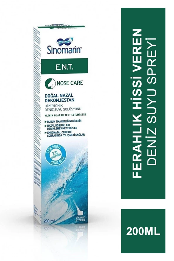 Sinomarin E.N.T Deniz Suyu Spreyi 200 ml