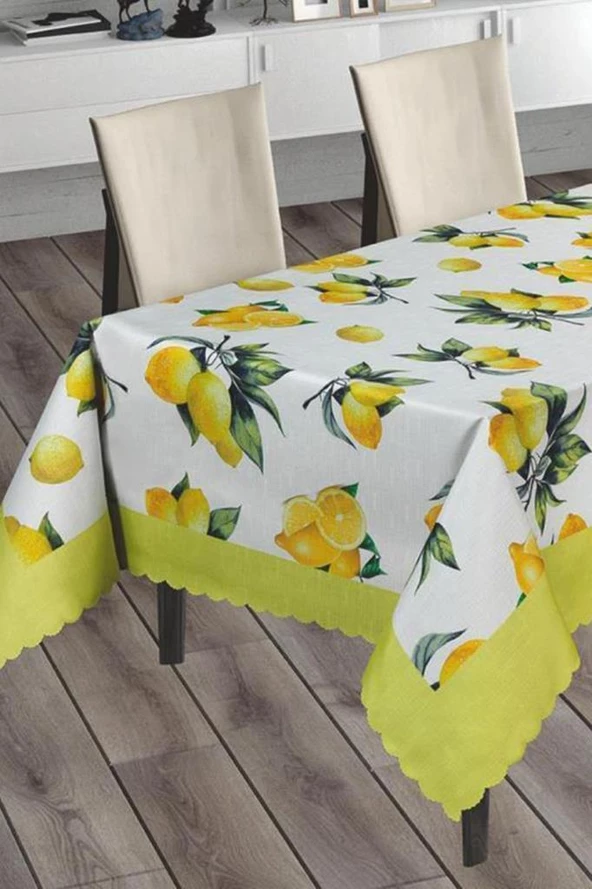 Çeyiz Diyarı Punnet Mutfak ve Bahçe Yuvarlak Masa Örtüsü 140 Cm - 12