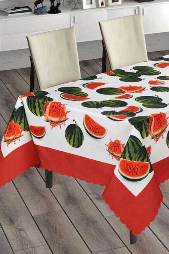 Çeyiz Diyarı Punnet Mutfak ve Bahçe Yuvarlak Masa Örtüsü 140 Cm - 11