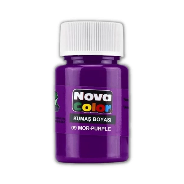 Kumaş Boyası Tişört Çanta Tekstil Boyası 30 ml 1 Adet Nova Color Kumaş Boyası 1 Adet - 5