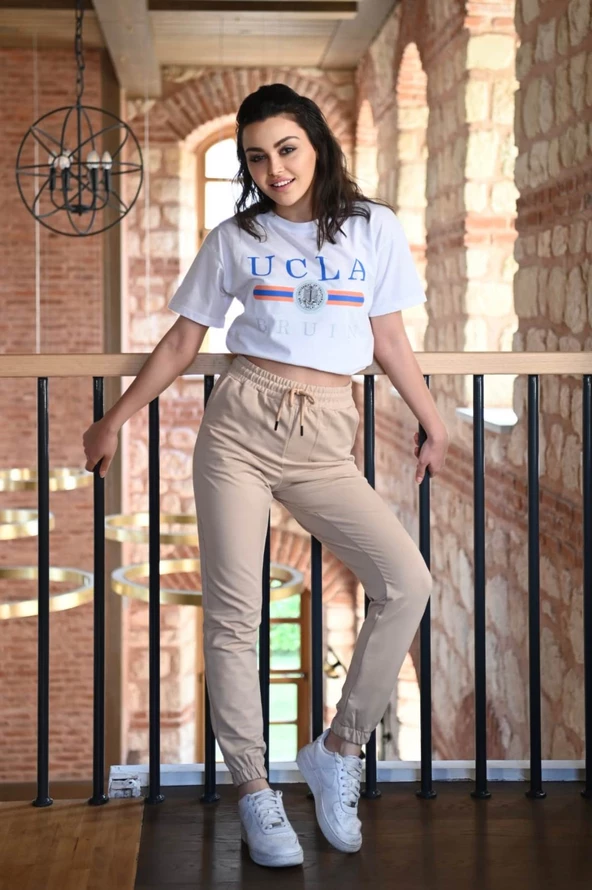 Kadın Desenli Eşofman Takımı 3349-22 - 4