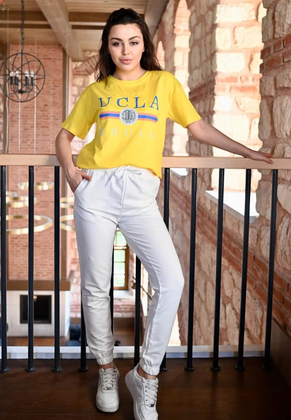 Kadın Desenli Eşofman Takımı 3349-22 - 12