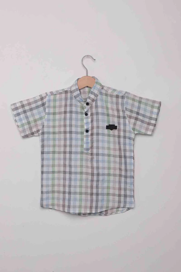 SİMİSSO *  Çizgi Desenli Erkek Çocuk Gömlek | Yeşil   SİMİSSO JİBOWE orjinal ürünler satıcısı