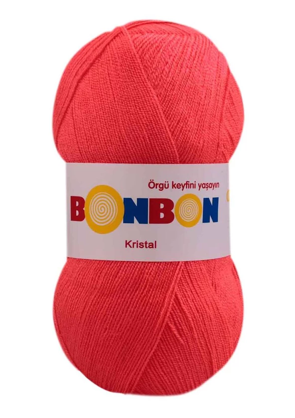 NAKO *  Bonbon Kristal El Örgü İpi | Neon Mercan 98398   NAKO JİBOWE orjinal ürünler satıcısı - 1