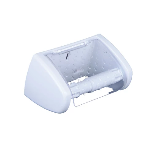 Zambak Plastik ZAM 237 Kristal Kapaklı Makaralı Tuvalet Kağıtlığı