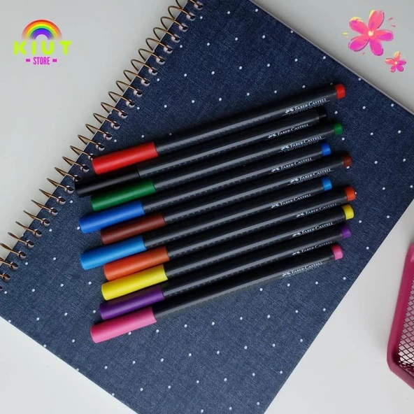 Faber-Castell Grip Finepen Fineliner 0.4 Keçe Uçlu Kalem - 4