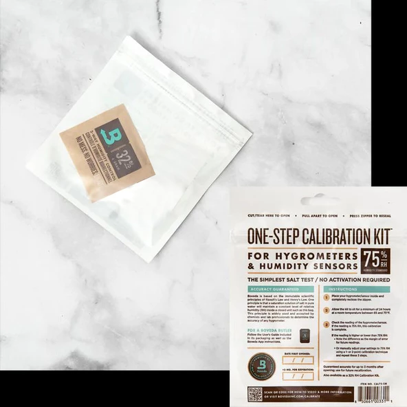 BOVEDA Humidor Higrometre Nem Ölçer Kalibrasyon Seti - 3