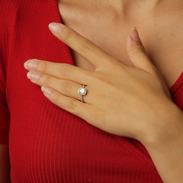 Baget Taşlı Yüzük ürün görseli 1